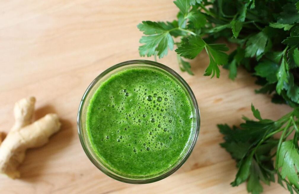 Parsley juice helps against prostatitis