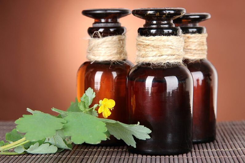 Alcohol tincture of celandine - a folk remedy for chronic prostatitis