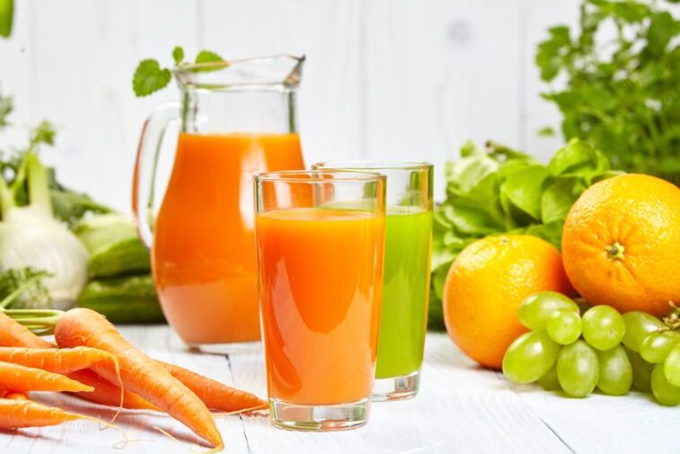 Natural juices are effective aids in the fight against chronic prostatitis